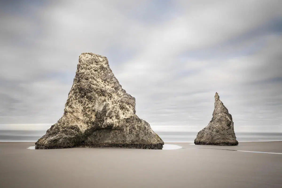 Bandon Morning B&W, by Steven Castro-PurePhoto