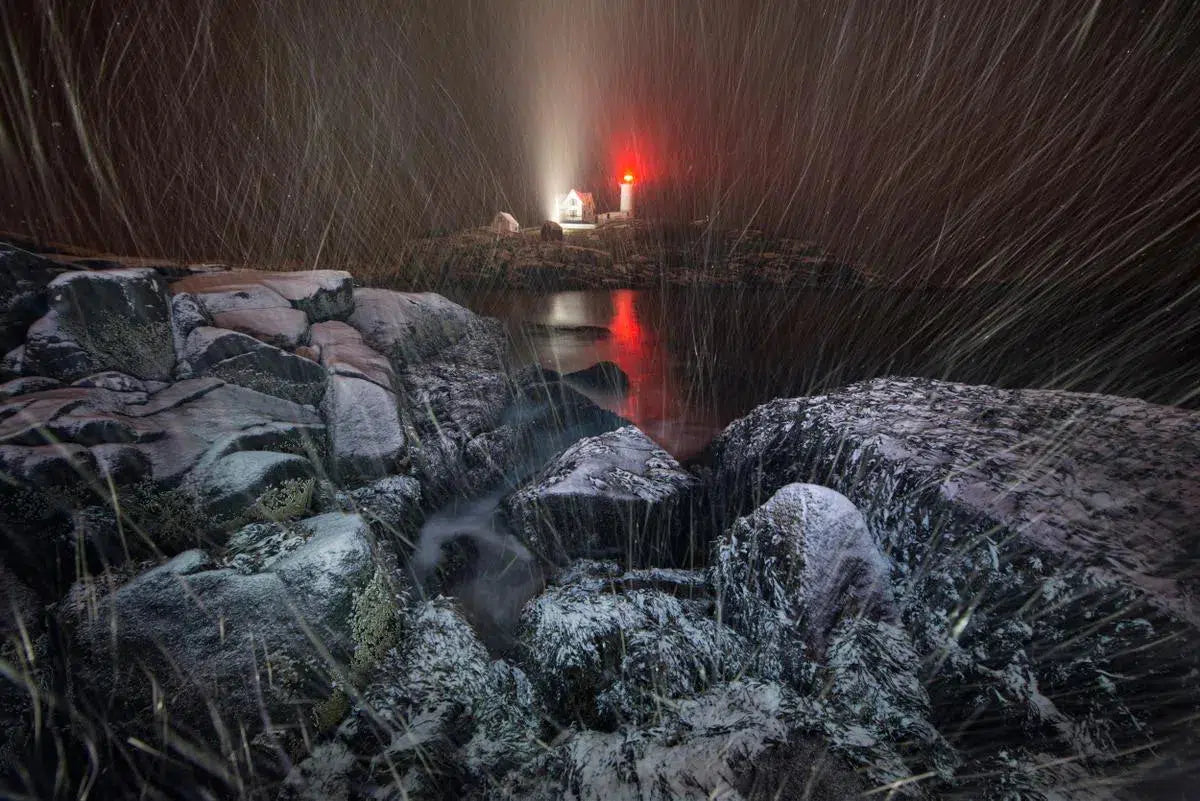 Storm at Portland Head Light, by Garret Suhrie-PurePhoto